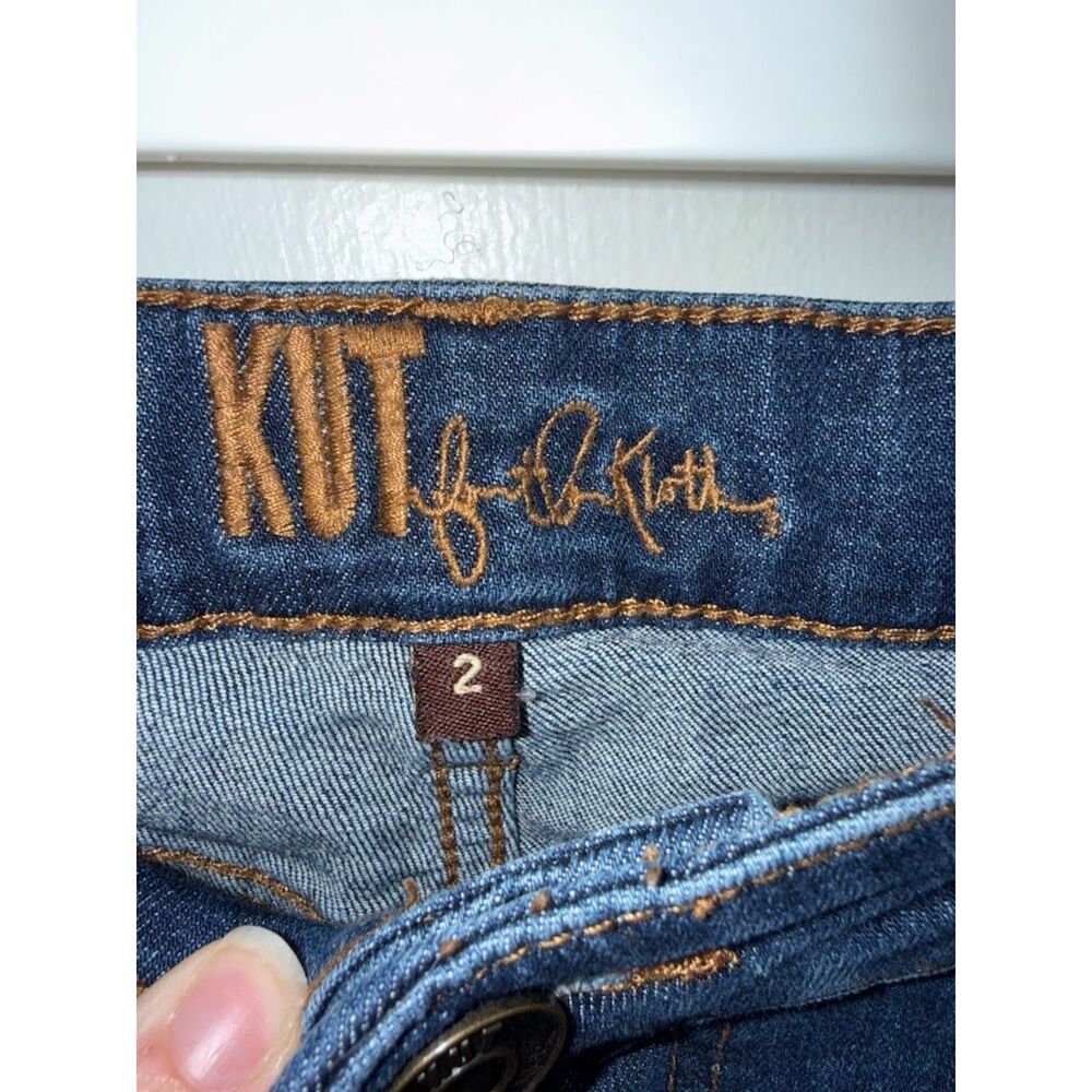 KUT from the Kloth Skinny Jeans Size 2 Medium Wash Stretch - Picture 4 of 7
